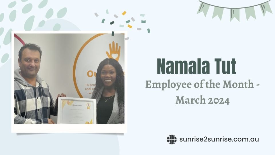 Namala Tut- Employee of the Month - March 2024