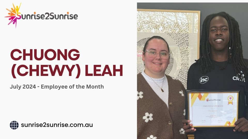 Employee of the Month – Chuong (Chewy) Leah