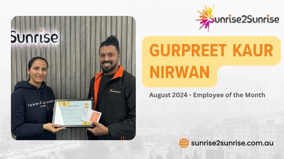Gurpreet Kaur Nirwan - Employee of the Month