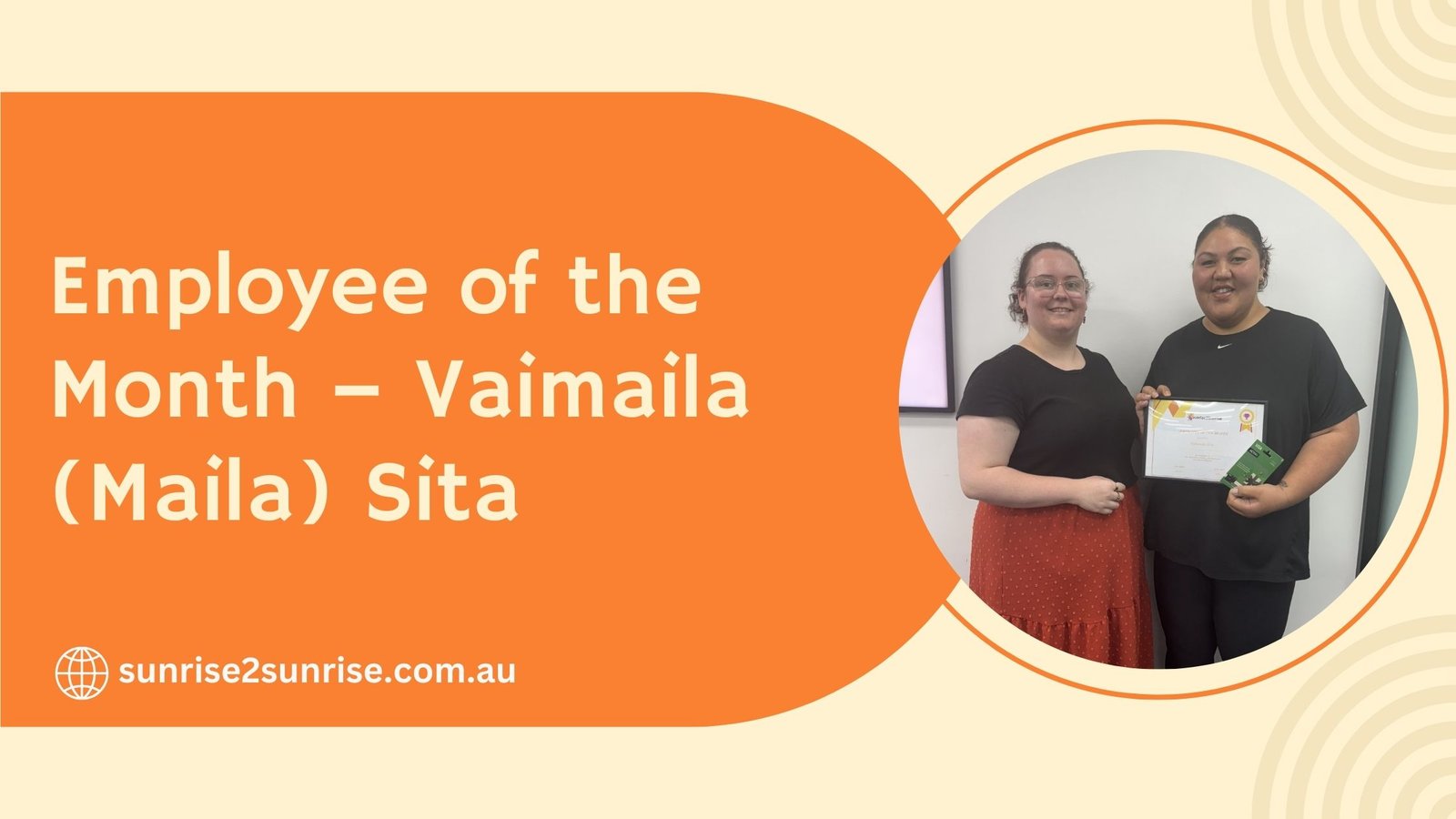 Employee of the Month – Vaimaila (Maila) Sita