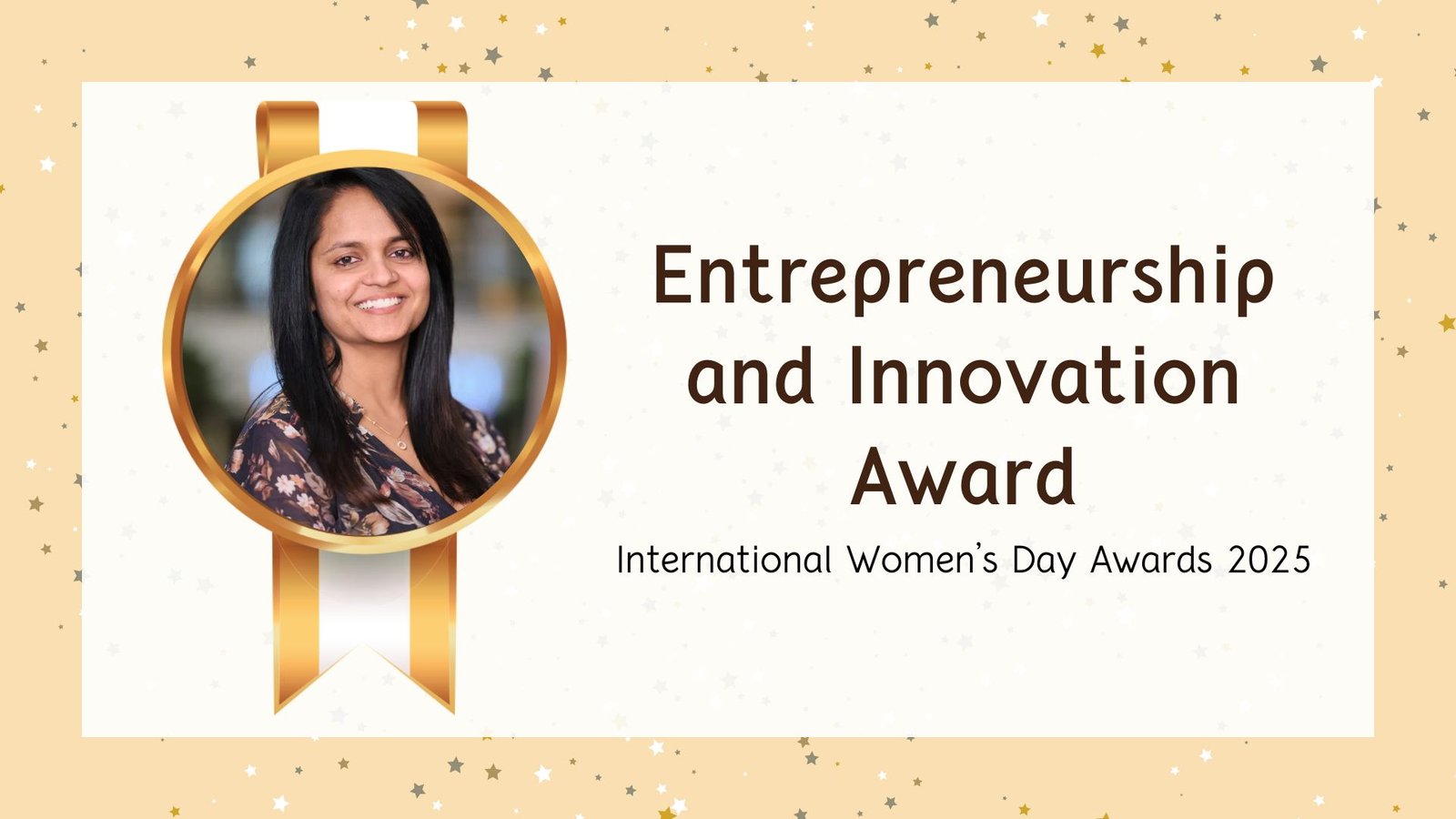 Krishna Sevak Wins the Entrepreneurship and Innovation Award