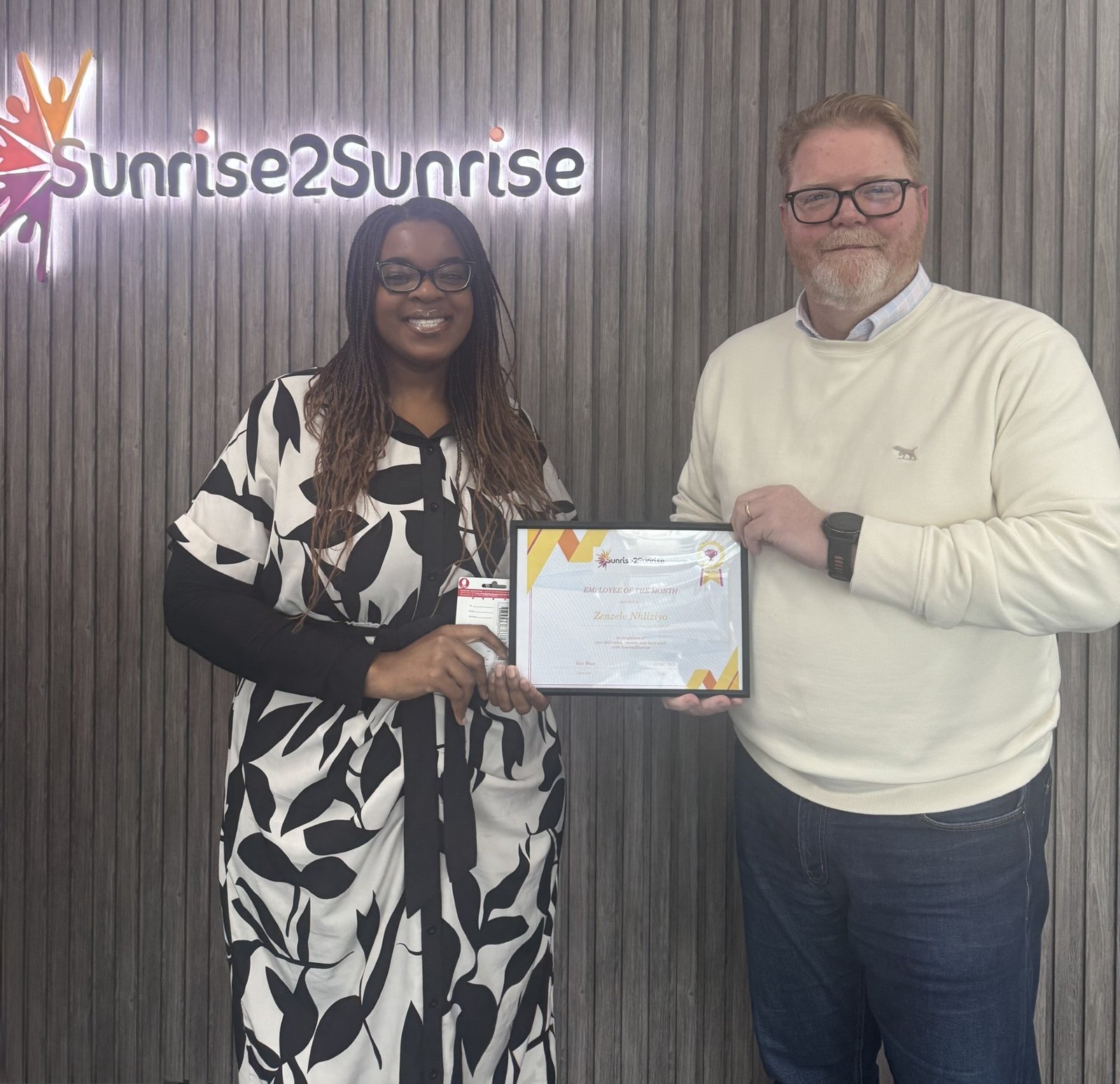 Employee of the Month - Zenzele Nhliziyo